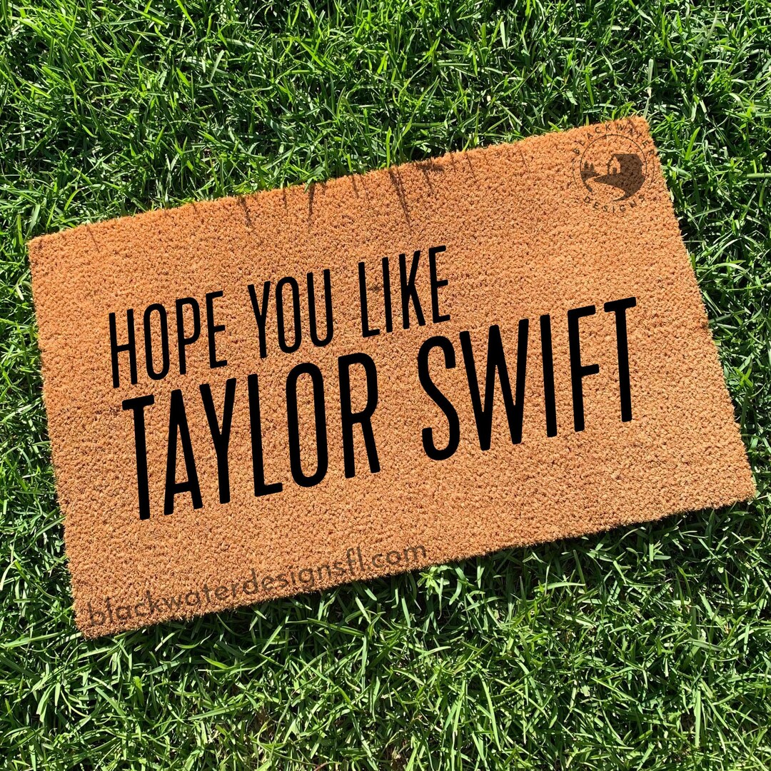 Taylor Swift Red Taylor's Version Doormat Mat Etsy