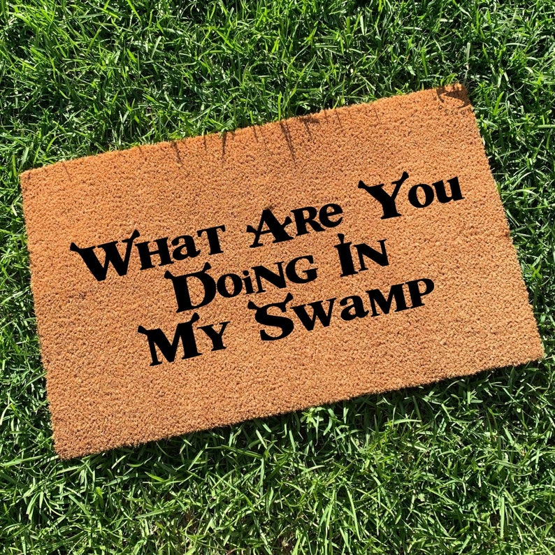 My Swamp Doormat Mat Door Mat Entryway Rug Funny Etsy