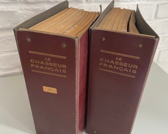 Zeitschriftensammlung „Le Chasseur Français“ von Januar 1955 bis Dezember 1956