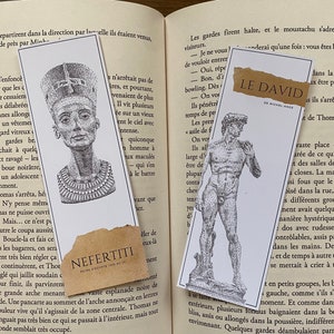 Marque page - Le David / Néfertiti.