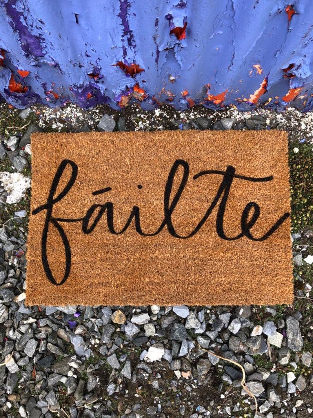 Failte Door Mat Fáilte Doormat Mat Failte Doormat Etsy Ireland