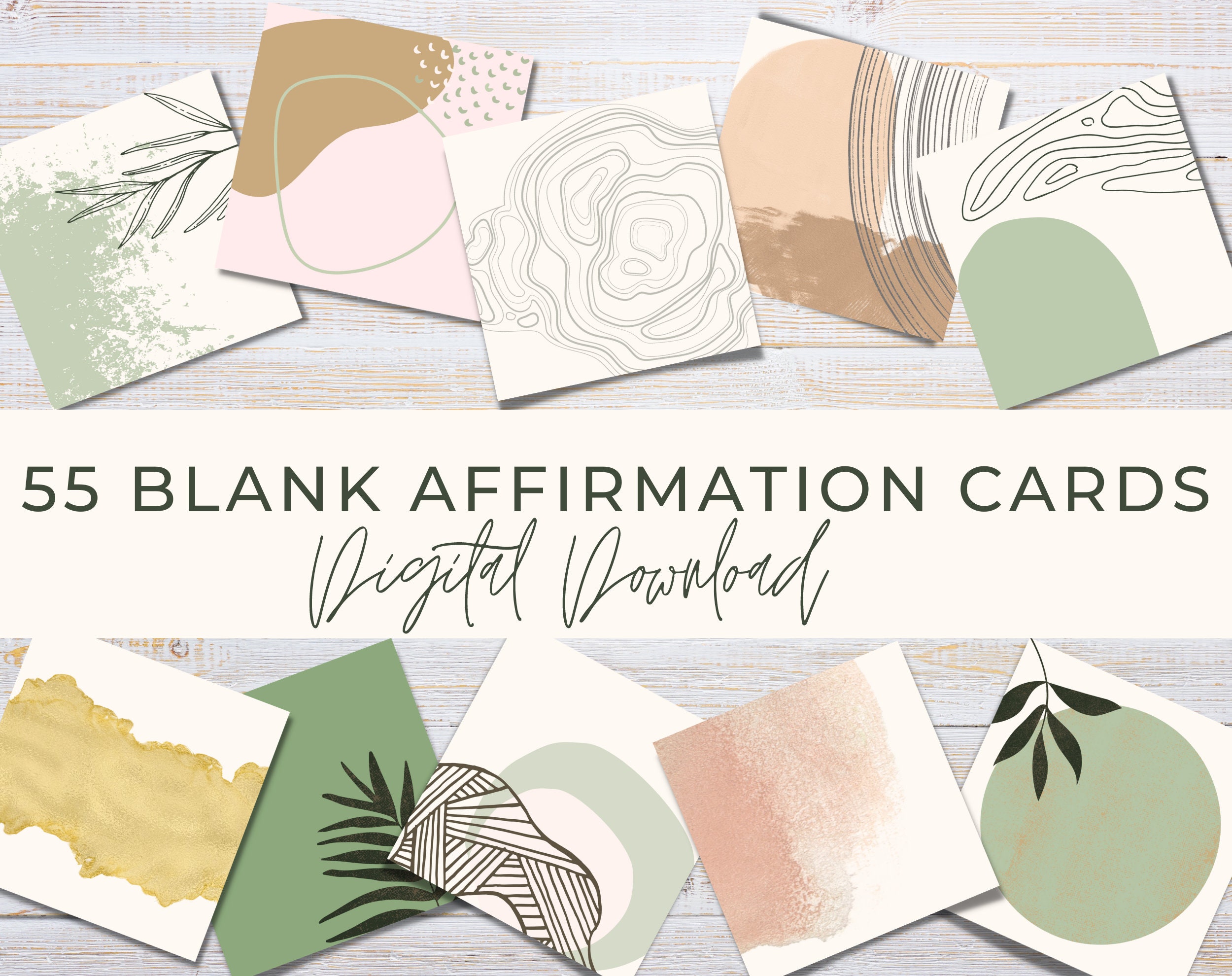 Affirmation Cards Printable - Etsy