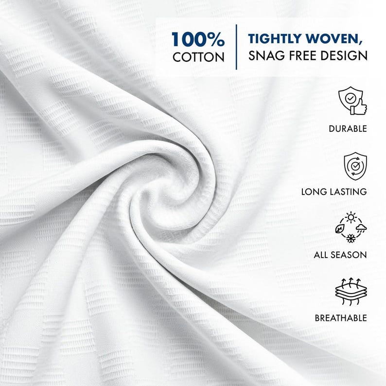 Snag Free Thermal Blankets 100% Cotton image 5