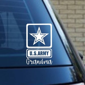 U.S. Army (Relationship) Decal | Army Proud | Army | Army Mom | Army Retired | Army Customizable | Car Decal | Tumbler | Laptop | Phone Case