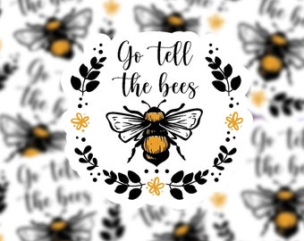 Outlander Sticker | 2.25" | Go Tell the Bees | Outlander | Outlander Bee | Water bottle | Tablet | Travel Mug | Phone Case | Bee Sticker