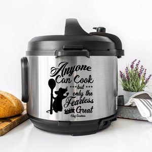 Anyone Can Cook Instant Pot Decal | Ratatouille | Instant Pot Sticker | Multicooker | IP | IP Sticker | Instant Pot Decal | Anyone Can Cook