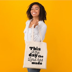 Christian Tote Bags | Christian Bags | Scripture Tote Bags | Christian Gifts | Bible Verse Tote Bags | Faith Tote Bags  | Religious Tote Bag