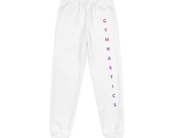 Elite Gradient Gymnastics Jogger Flickor Vertikalt Mönstrade Träningsbyxor