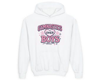 Gymnastics Over Boys Varsity Hoodie