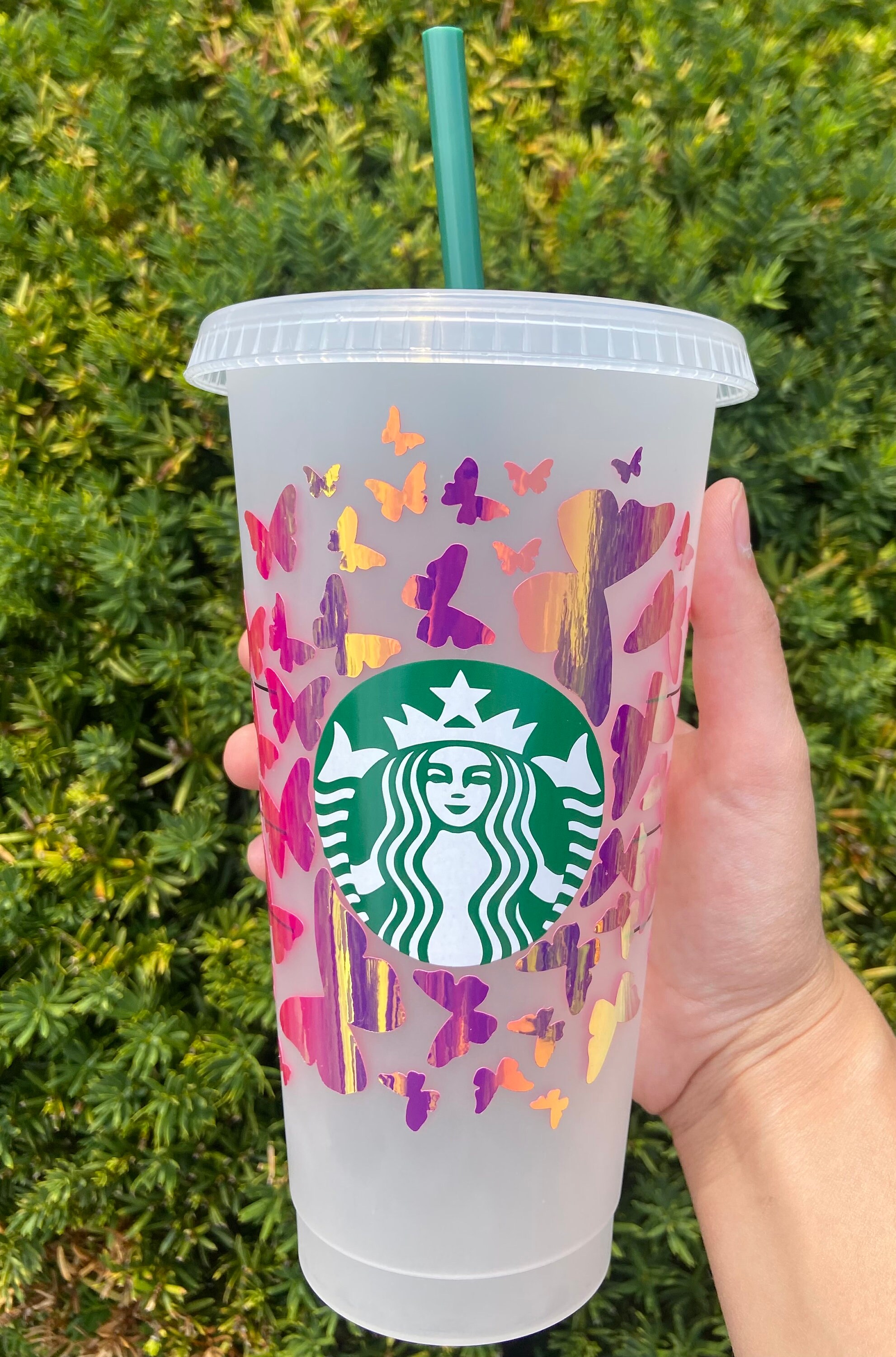 Butterflies Starbucks Cup Custom Starbucks Cup Reusable Etsy UK
