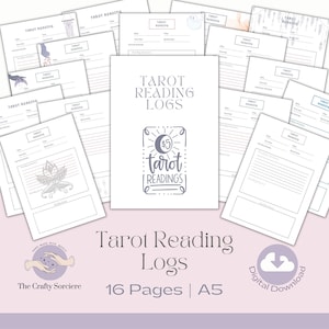 Tarot Reading Log | Tarot Reading Spread | Tarot Keepsake | Tarot Reading Summary | Tarot Reading Tracker | Tarot Card Reading Summary