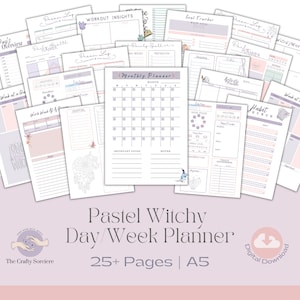 Witchy Planner | Witch Aesthetic | Digital Download | Daily Planner | Weekly Planner | for the Every Day Witch