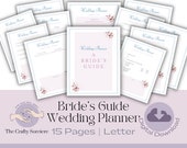 A Brides Guide Wedding Planner | Pink Brides Planner | Wedding Checklist | Wedding Download | Wedding Planner | Bride Checklist