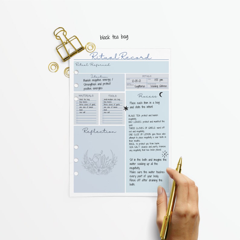 Witches Modern Grimoire | Book of Shadows | Spell Book | Witch ...