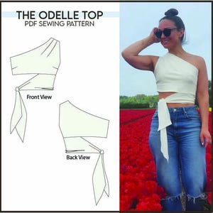 PATTERN - Odelle Wrap Top - #OdelleWrapTop