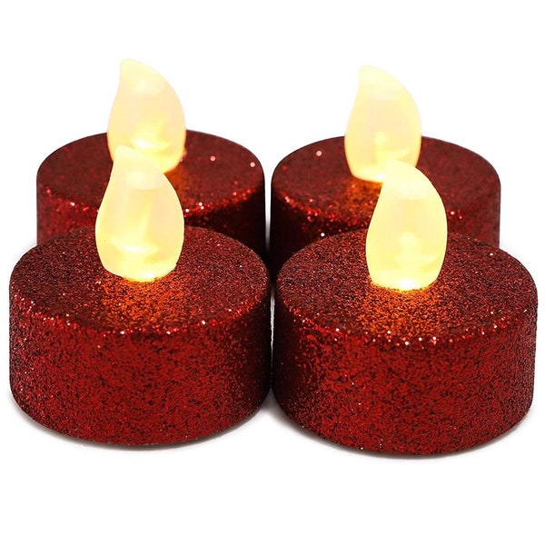 Red Tea Lights Etsy
