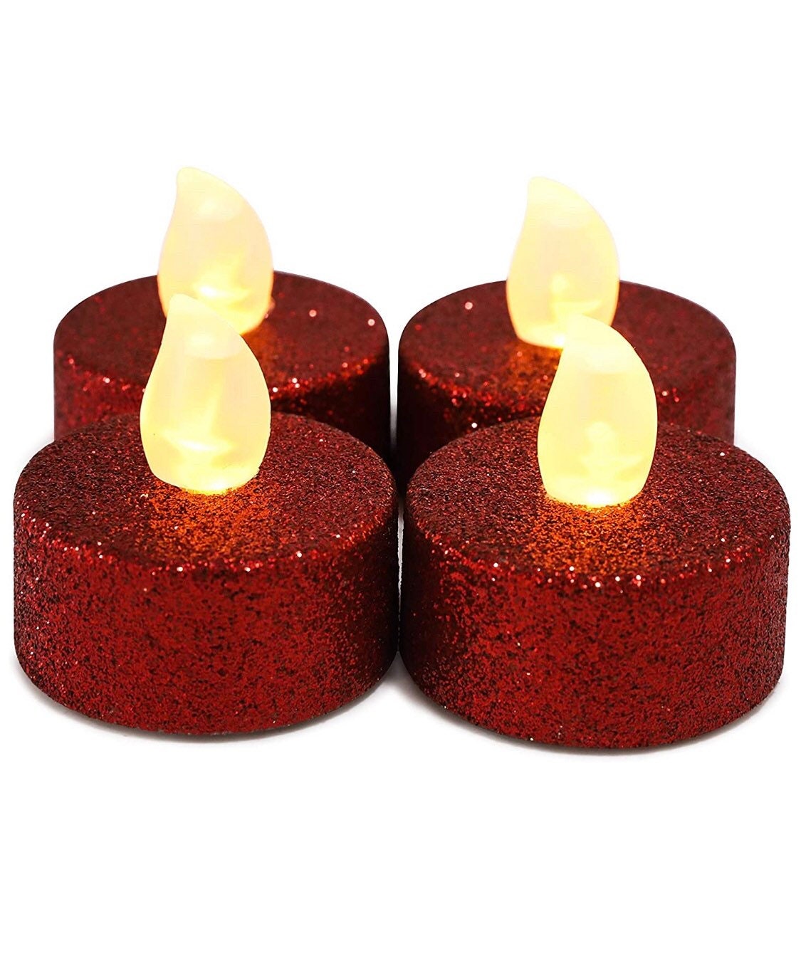 Festive Nights: LED Glitter Candle  Flameless & Color Changing! • Showcase  US