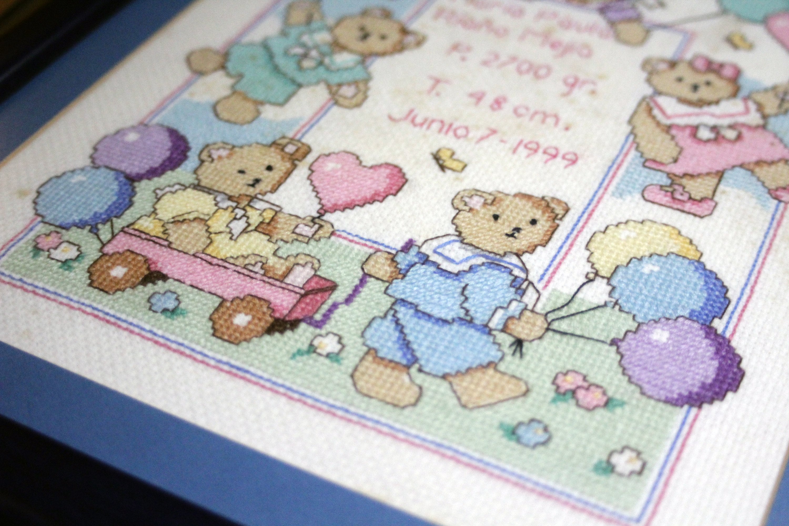 Custom nursery embroidery art finished cross stitch handmade  etsy uk Custom nursery embroidery art finished cross stitch handmade  etsy uk