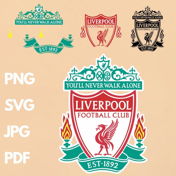 picture Liverpool Fc Logo Svg layered liverpool f c logo svg png jpg pdf file vinyl cut etsy