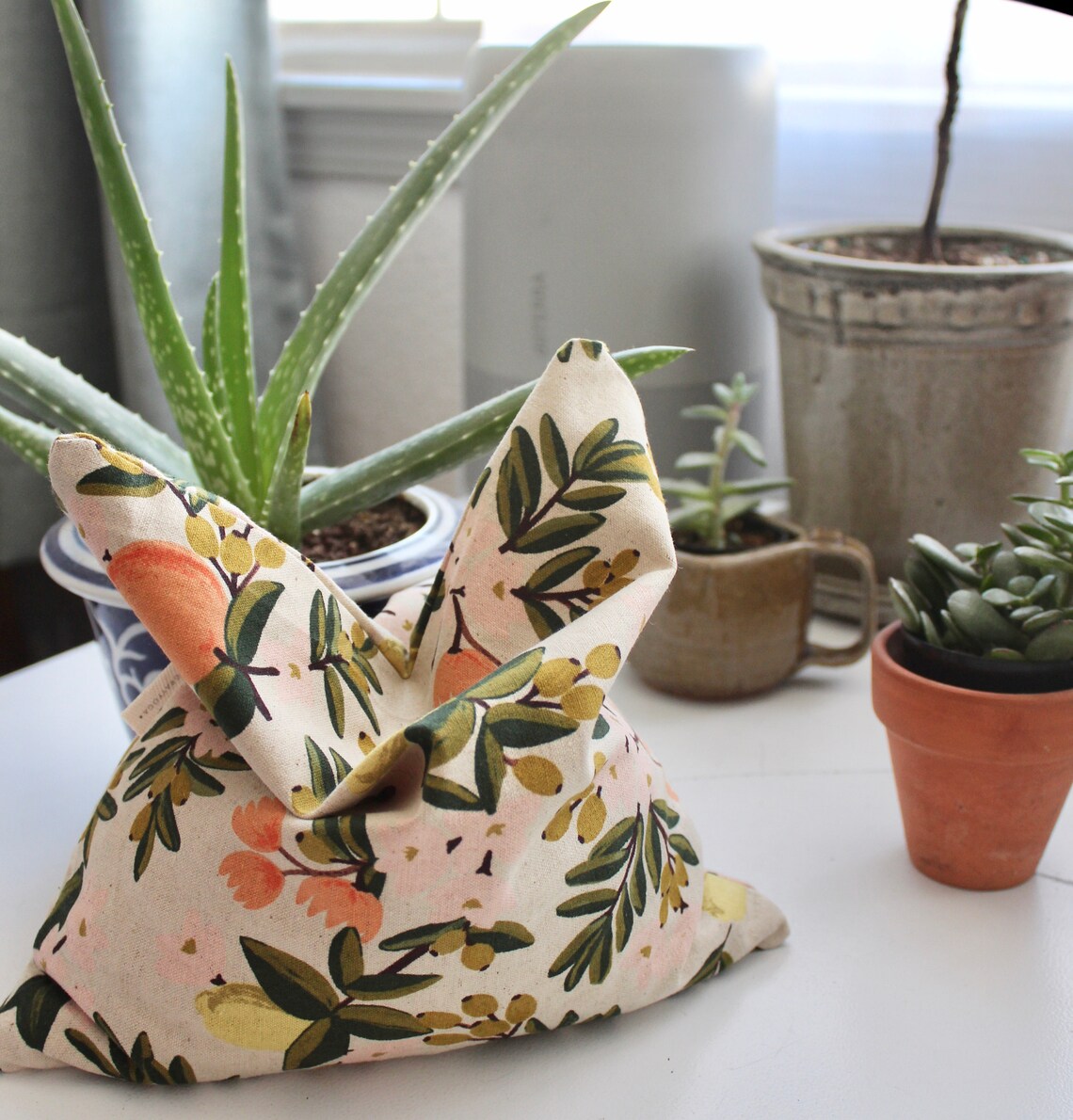 Citrus Floral Cherry Pit Bean Bag Microwave Hot Pack Etsy