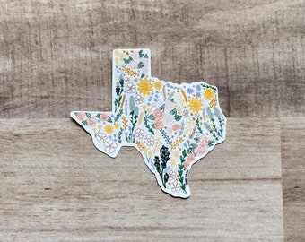 Texas Sticker, Texas State Stickers, Cute Texas Flower Sticker