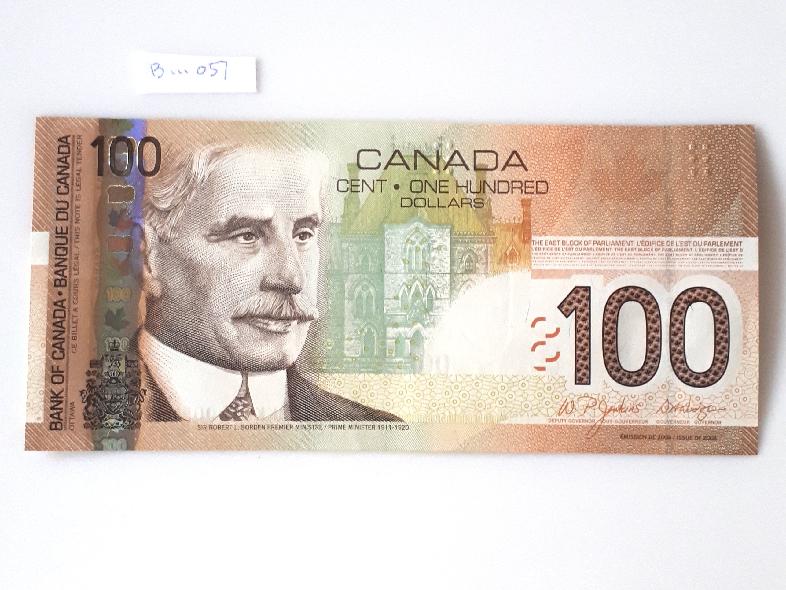 new canadian 100 dollar bill