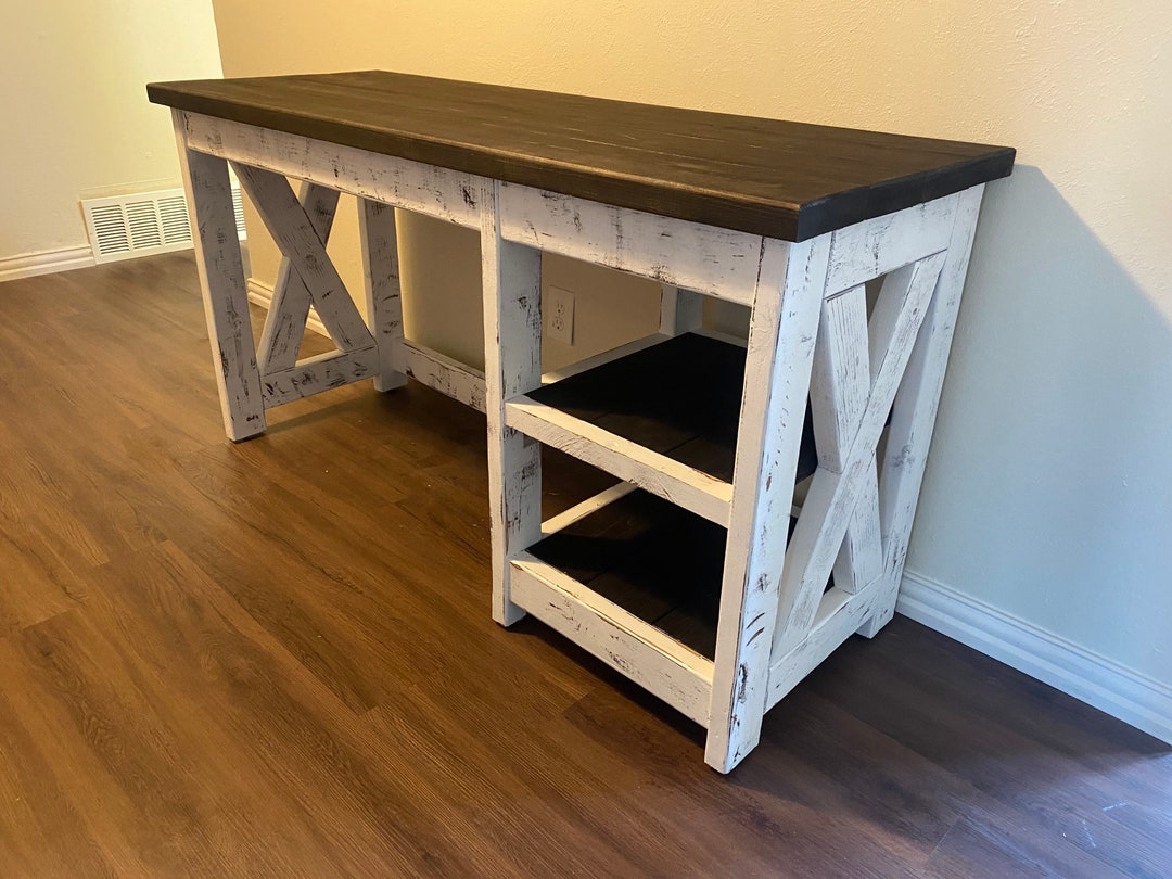 Farmhouse Desk Plans(with Pictures) - Etsy