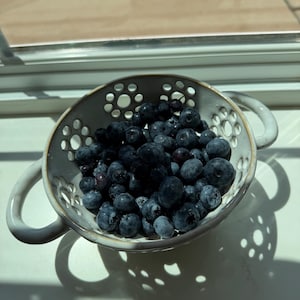 Handmade Ceramic Berry Bowl Colander