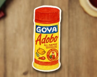 Sticker Goya Adobo - Sticker latino-américain, Sticker Cafe Bustelo, Sticker Cuba, Sticker Cafe, Sticker bouteille d'eau Cafe Bustelo