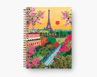 Rooftops of Paris - Dateless Planner/Agenda / organiser / illustrated planner/ notebook / stationery / christmas gift