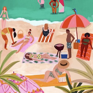 Aussie Summer/Hebe Studio/Art print/A5, A4, A3 Art Print