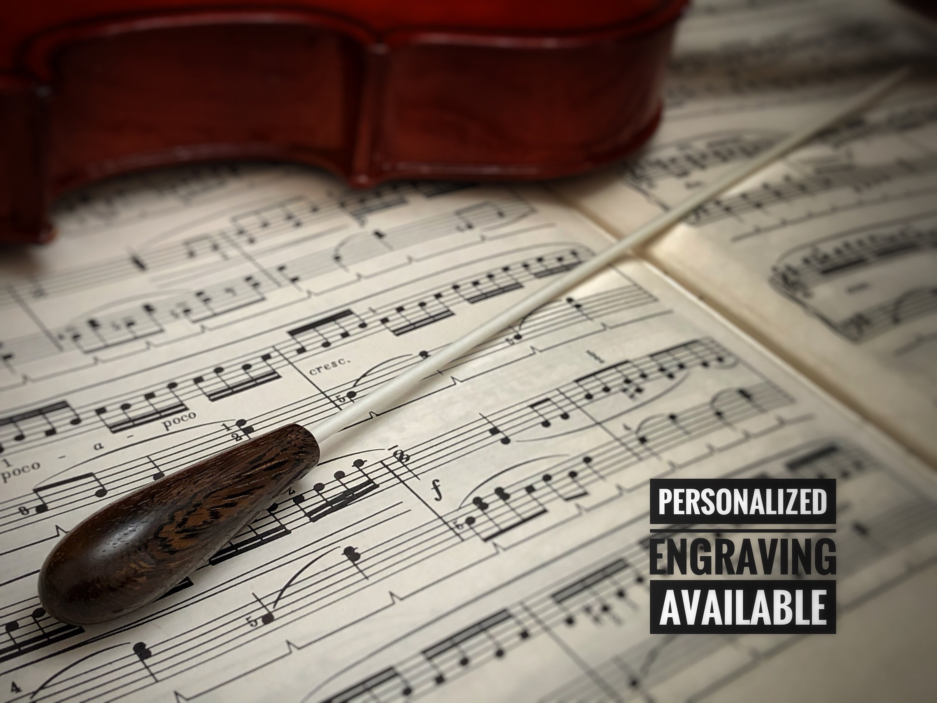 Custom Music Conducting Baton Fancy Pheasant Wood Etsy.de