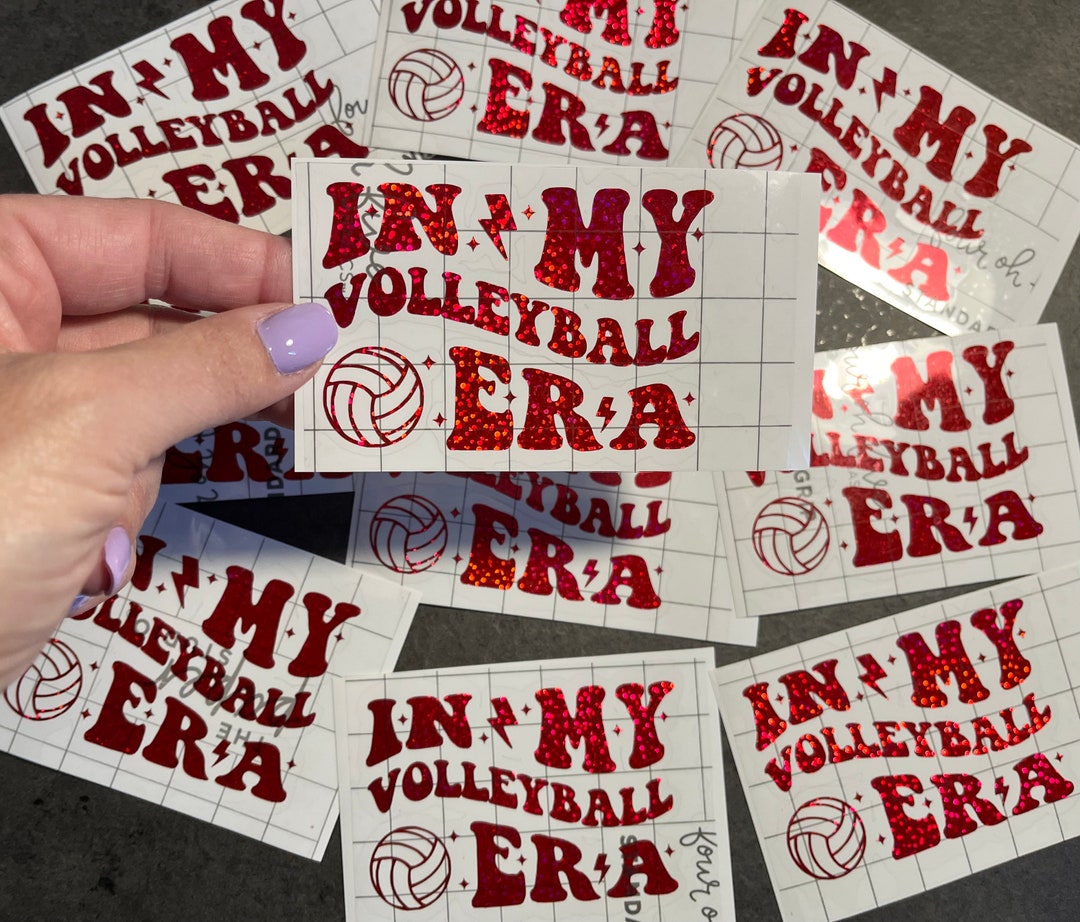 In My Volleyball Era Decal Volleyball Decal Sticker - Etsy