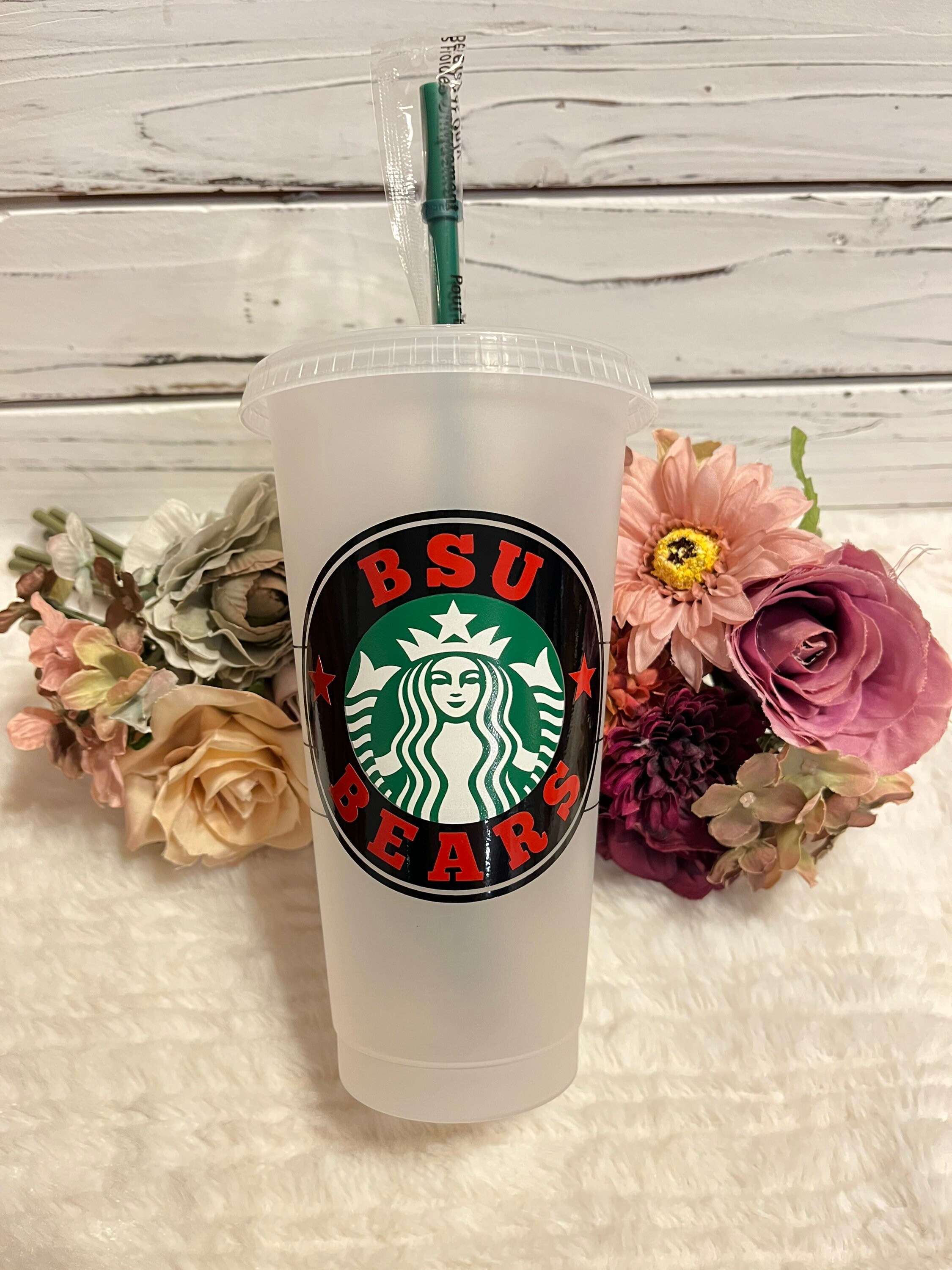 West Chester University personalized Starbucks cold cup