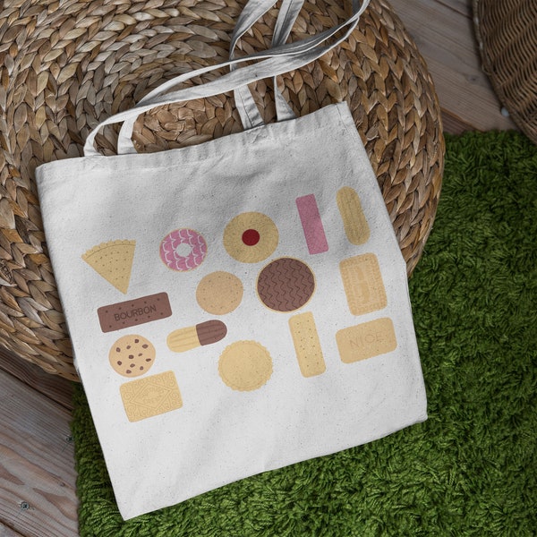 Biscuit Tin Tote Bags