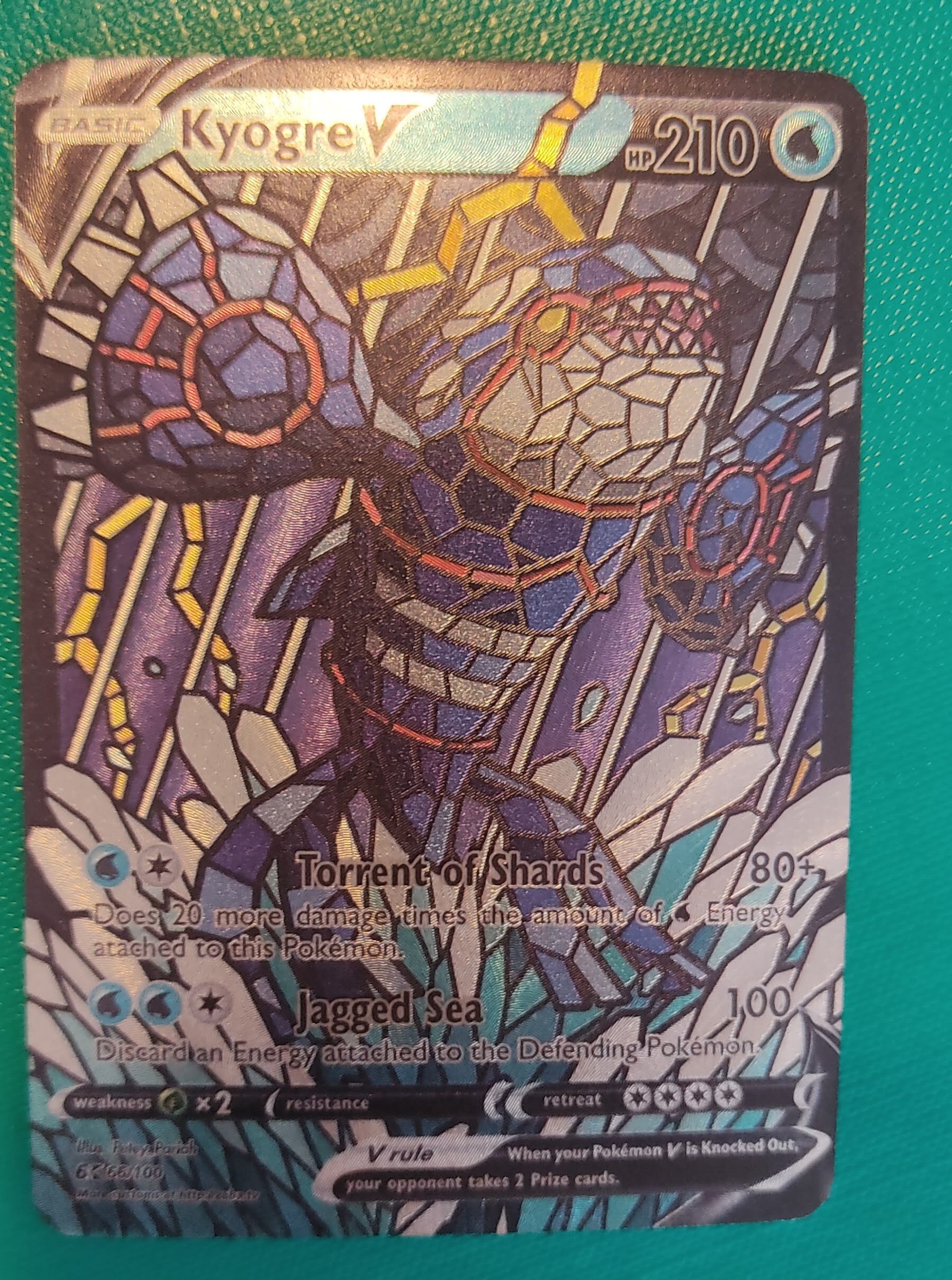 Kyogre V Pokemon ex Pokemon GX Etsy