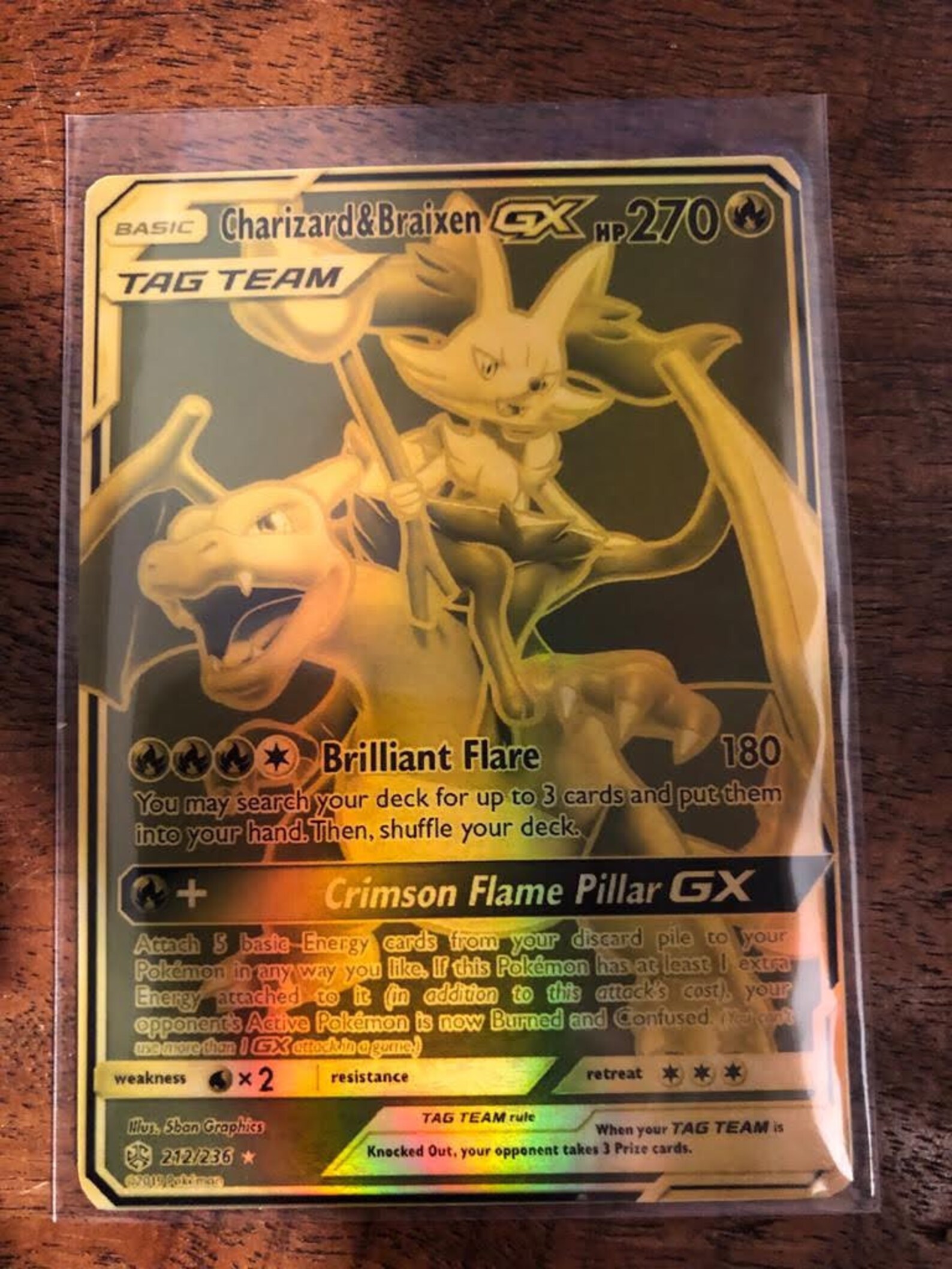 Charizard & Braixen GX Pokemon ex Pokemon GX | Etsy