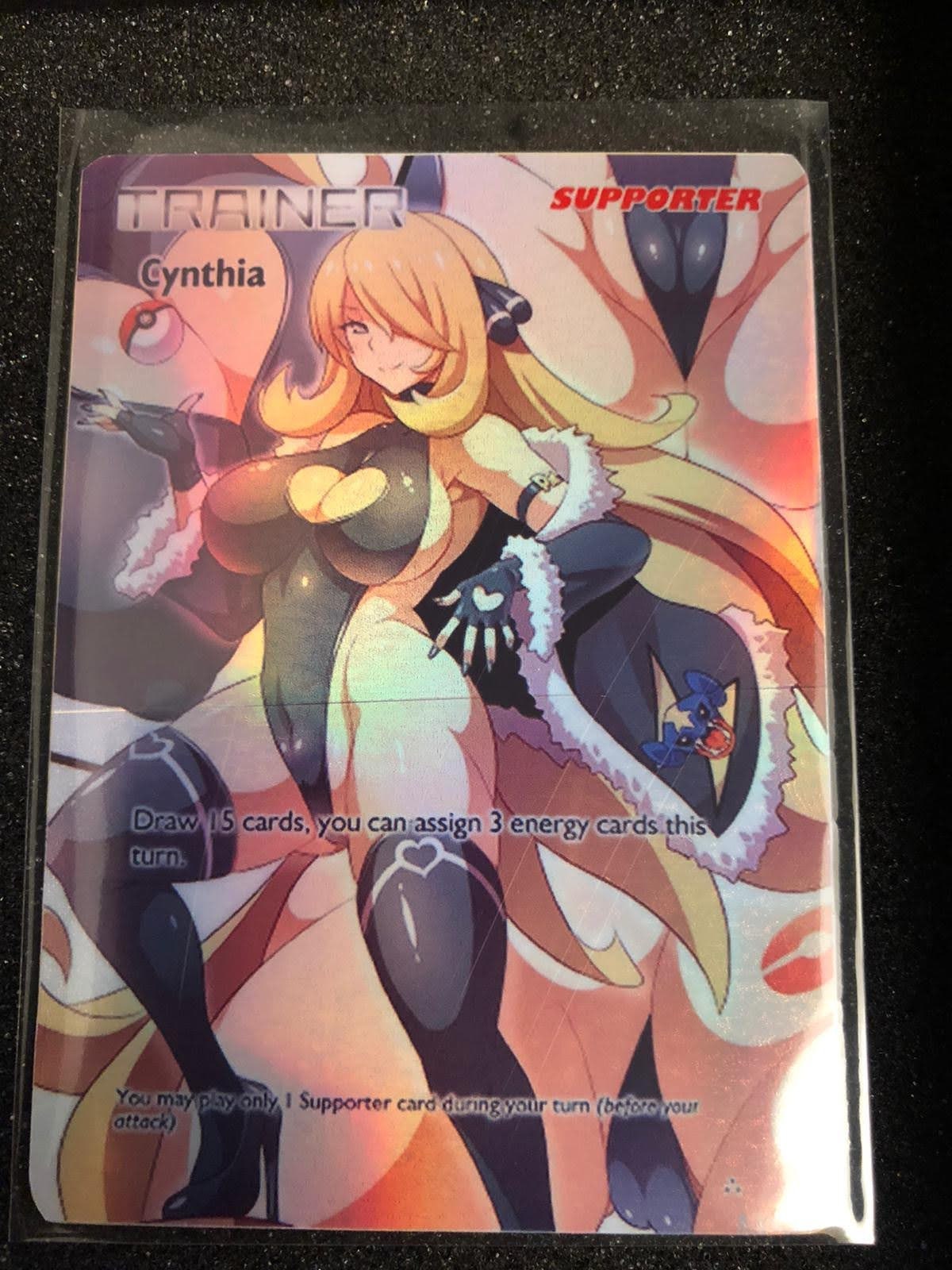 Pokemon Custom Cynthia Trainer | Etsy