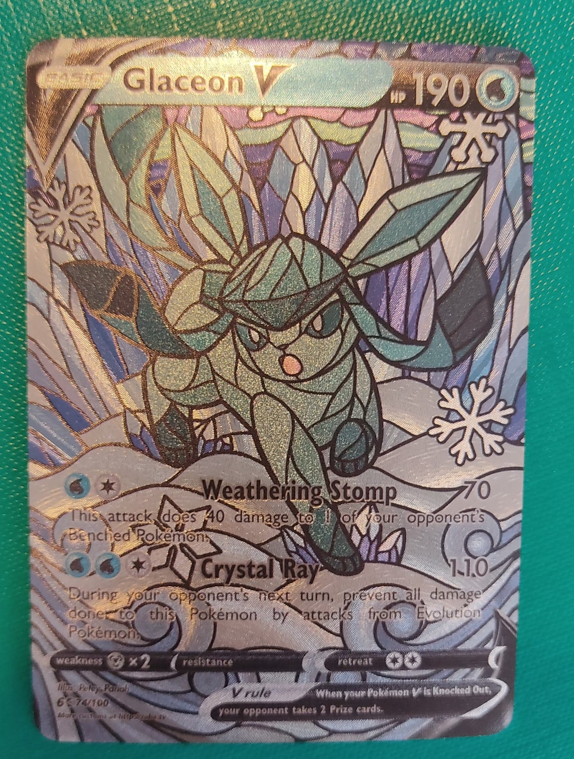 Glaceon V Pokemon EX Pokemon GX | Etsy