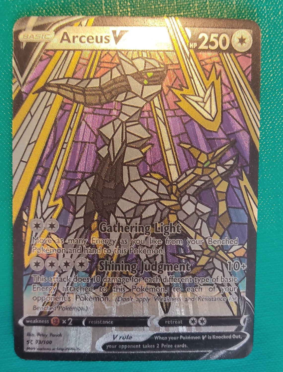 Arceus V Pokemon ex Pokemon GX | Etsy