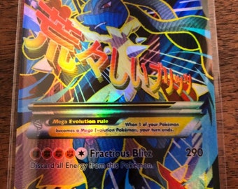 Mega Lucario Ex Etsy Mega Lucario Ex Etsy