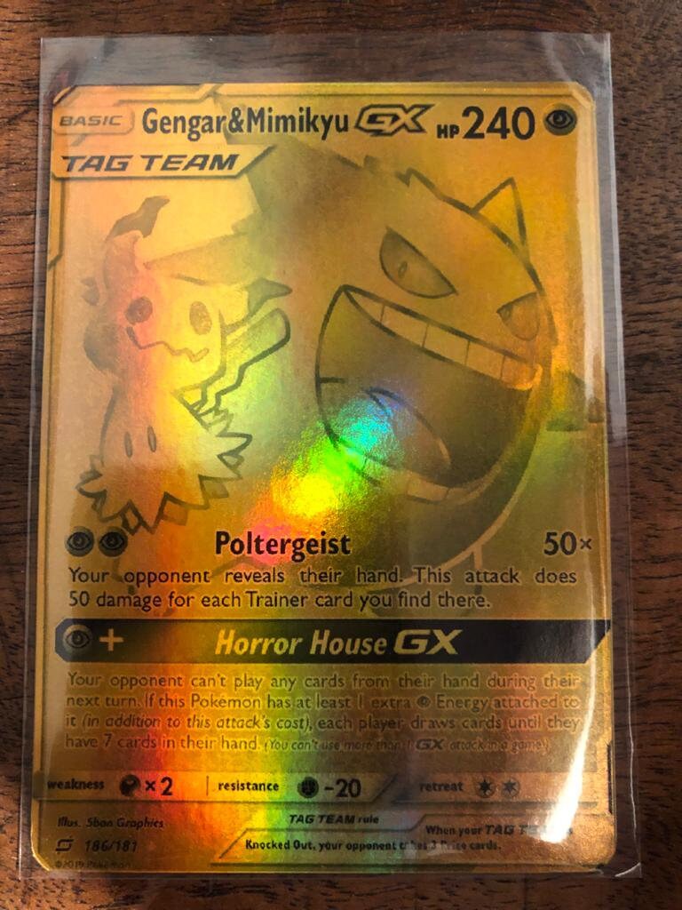 Gengar & Mimikyu GX Pokemon ex Pokemon GX | Etsy