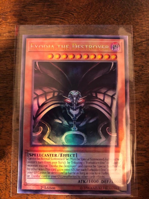 Yu Gi Oh Exodia The Destroyer Etsy