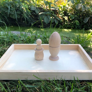 Montessori Toys, Egg Pegg with Cups, Sensory Bin Educational , Homeschool Wood toys, Toddler Sensory Kit Montessori Toy,