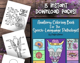 Download Anatomy Coloring Etsy