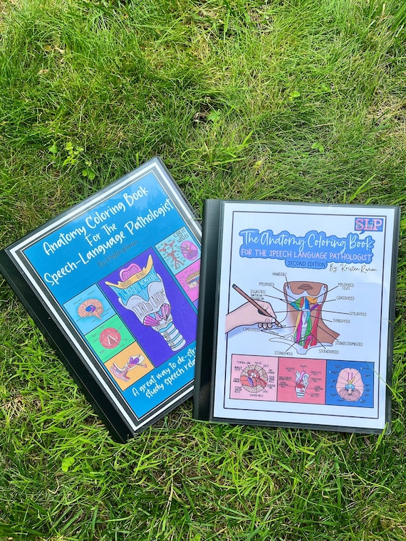 Anatomy Coloring Book for the SLP BUNDLE (Digital Downloads)