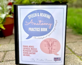Speech & Hearing Anatomy Practice Book (Digital Download)
