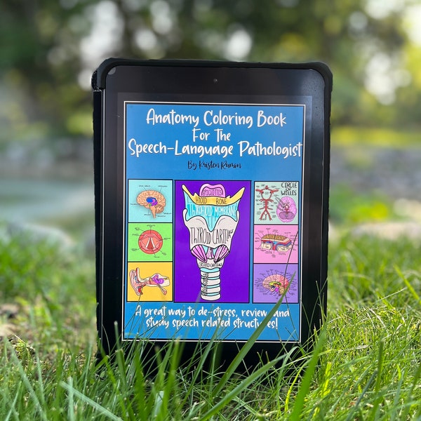 Anatomy Coloring Book for the Speech-Language Pathologist (Digital Download)