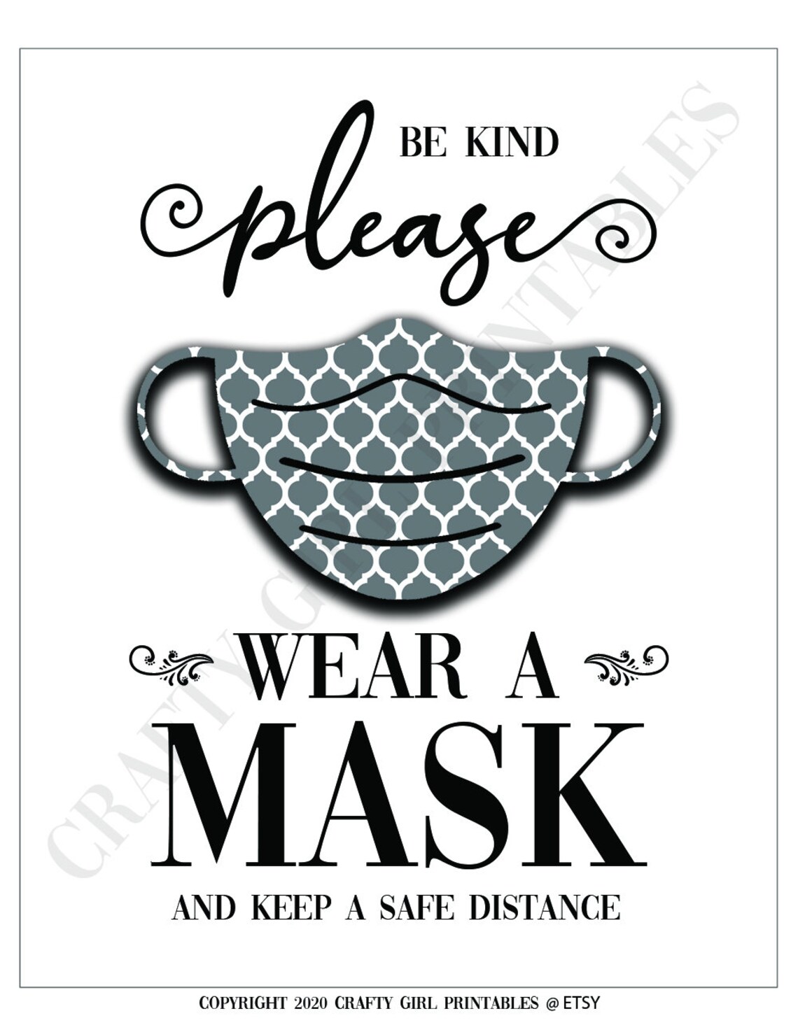 Please Wear A Mask PRINTABLE Sign Social Distancing Sign Etsy UK Please Wear A Mask PRINTABLE Sign Social Distancing Sign Etsy UK