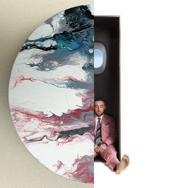 Painted Vinyl Record Etsy